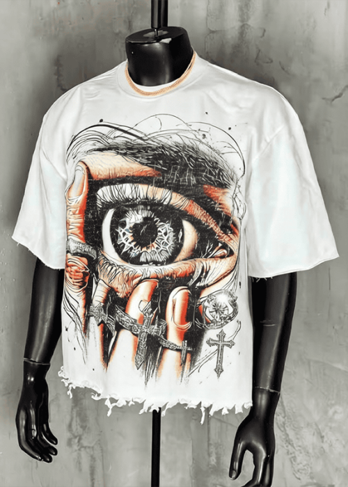 Oversized T-Shirt Men's Streetwear (5)