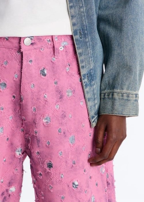 Relaxed Fit Distressed Denim (1)
