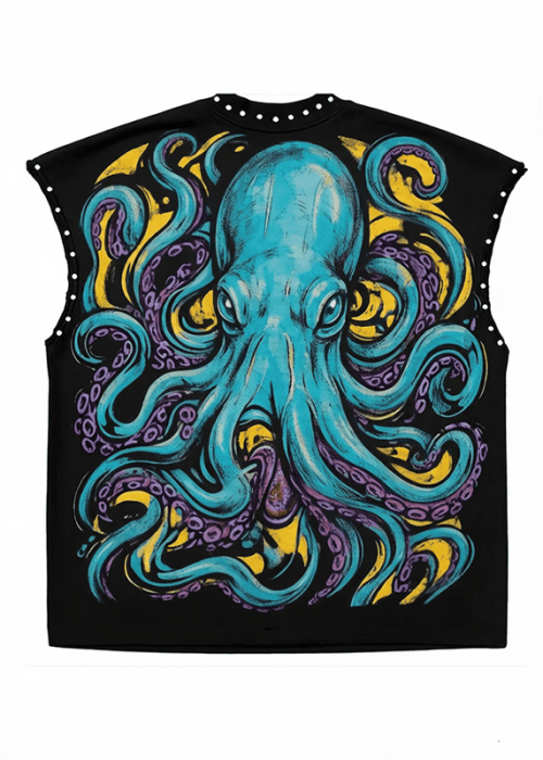 Style Men's Graffiti Graphic Vest (2)